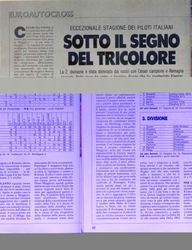 Anteprima della raccolta: Autosprint · raccolta 1988