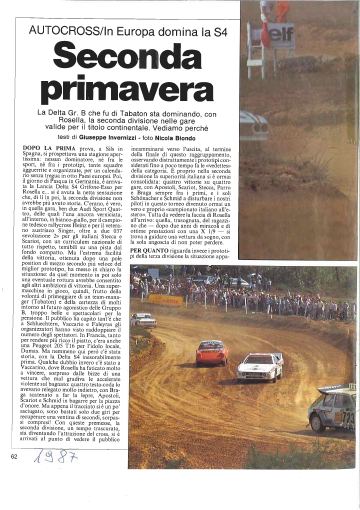 1987 · AutoSprint · 001 — Riviste in PDF · raccolta Giuseppe Brioni